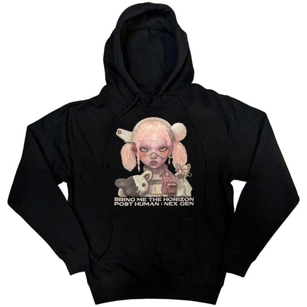 Bring Me The Horizon Unisex Adult Post Human  Nex Gen Cover Hoodie / Black